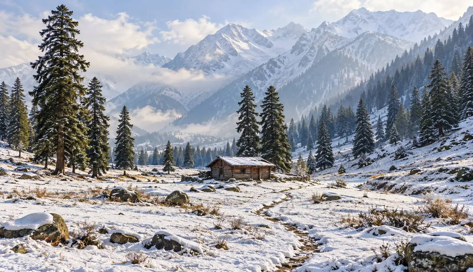 Kashmir in Winter — Snow, Skiing & Complete Travel Guide