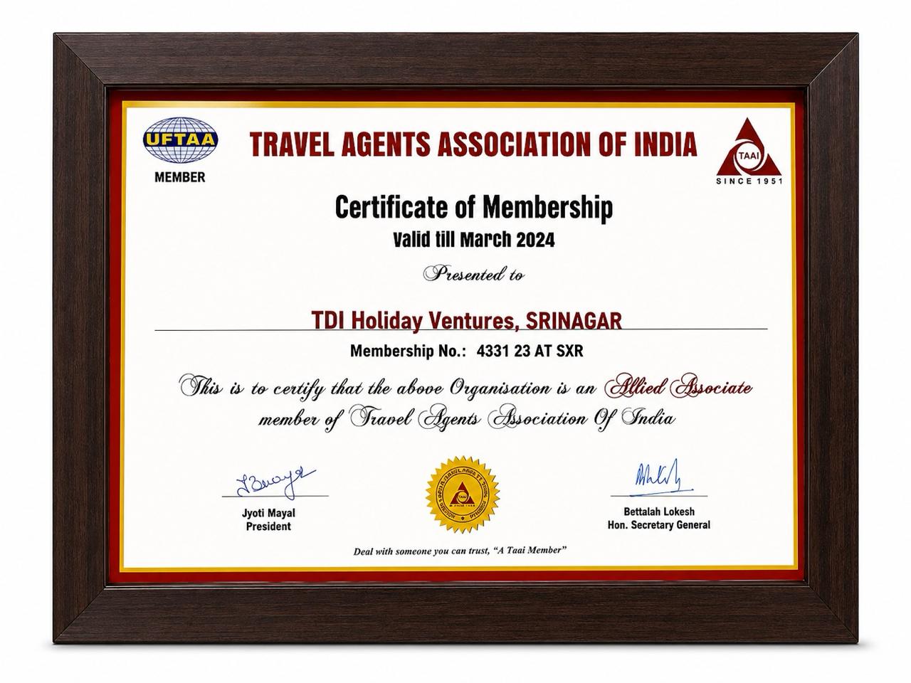 Affiliation logo 1 - TDI Holiday Ventures